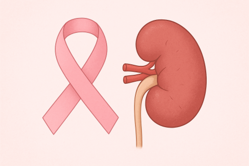 cáncer de mama y riñón