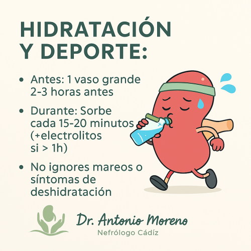 Píldoras hidratación y riñón   Dr. Antonio Moreno Nefrología Cádiz