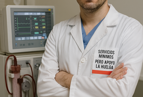 médico enfadado en hemodiálisis  Dr Moreno nefrólogo