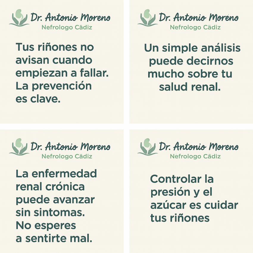 Píldoras informativas sobre la enfermedad renal crónica