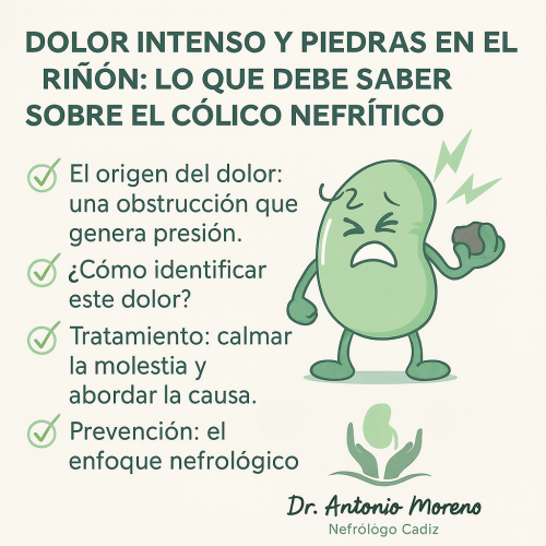 Píldoras informativas  dolor renal    Dr Antonio Moreno   Nefrólogo Cádiz