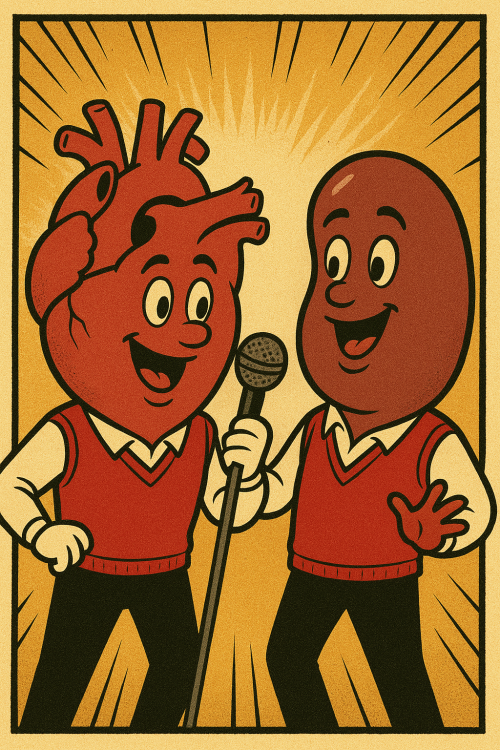 Corazón y riñón, el Dúo Dinámico