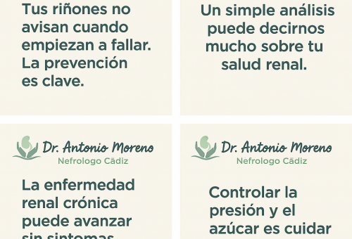 Píldoras informativas sobre la enfermedad renal crónica